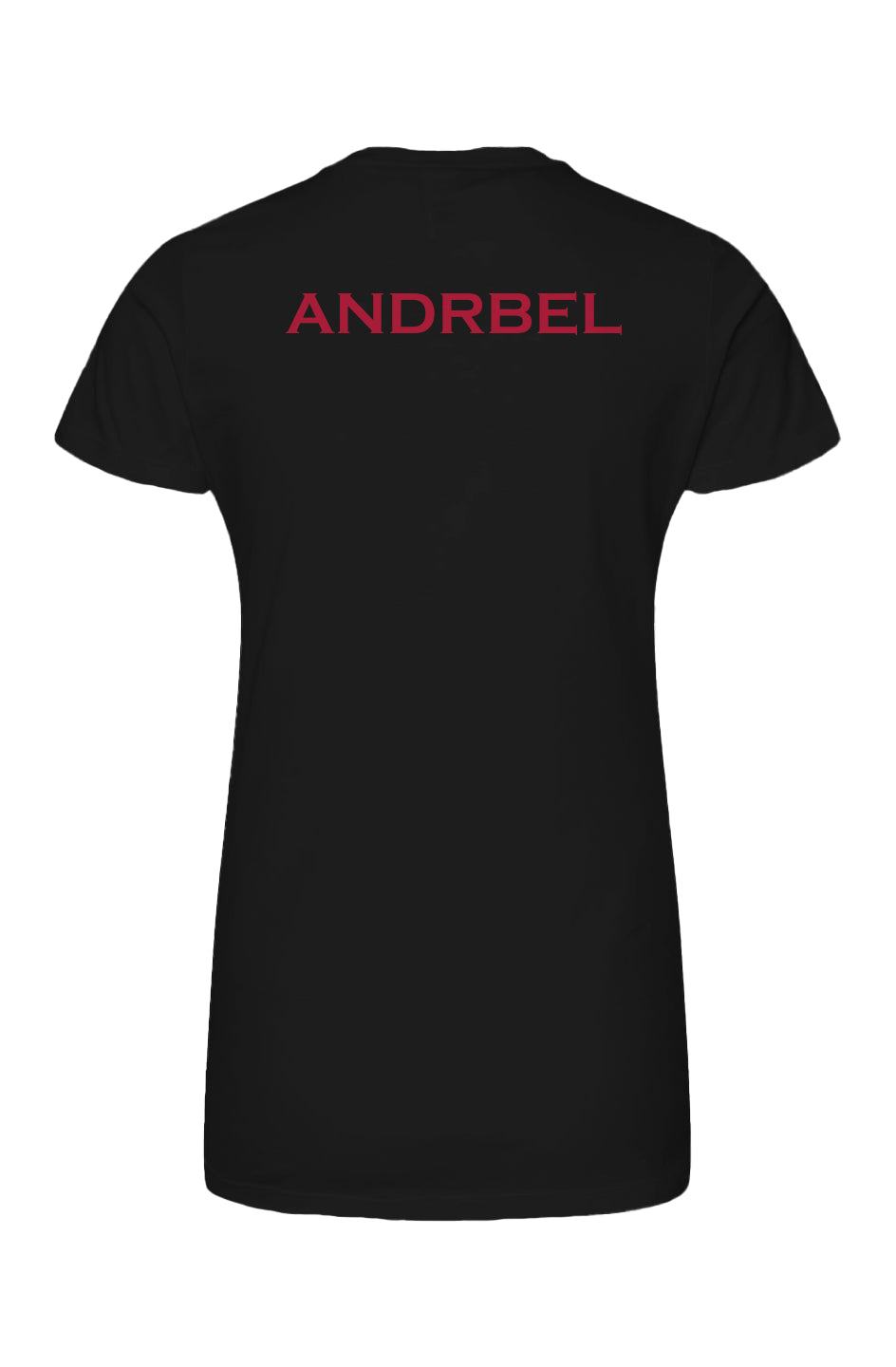 Jersey T-shirt with ANDRBEL print Milan red