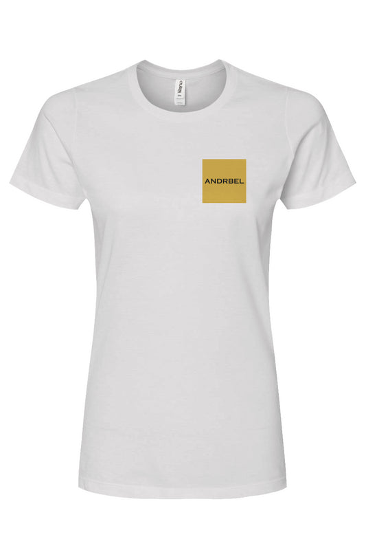 Jersey T-shirt with ANDRBEL yellow logo embroidery
