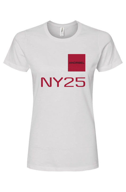 Jersey T-shirt with ANDRBEL print Milan 25 red