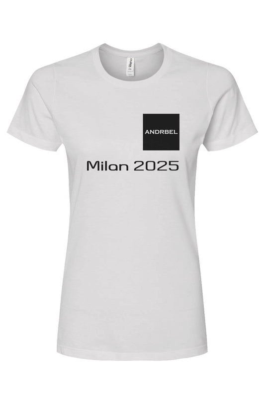 Jersey T-shirt with ANDRBEL print Milan 25 black